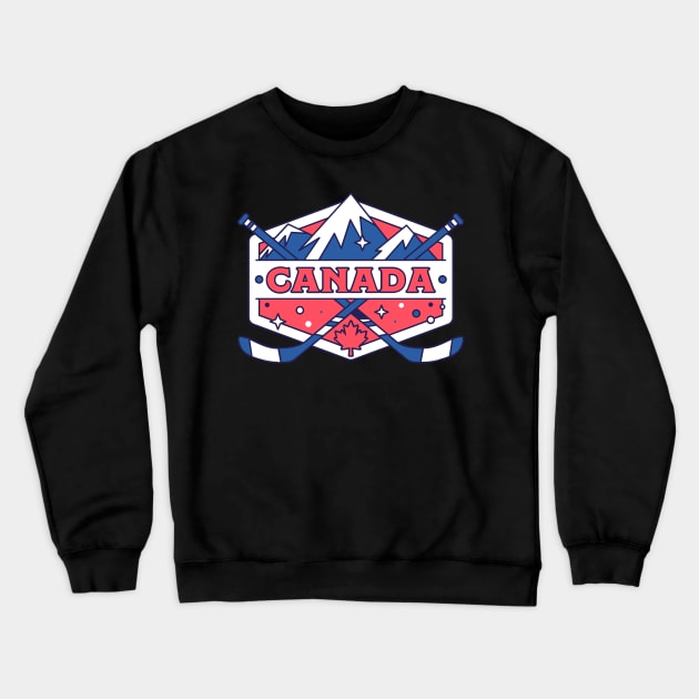 Canada Travel Souvenir Crewneck Sweatshirt by Elysian Alcove